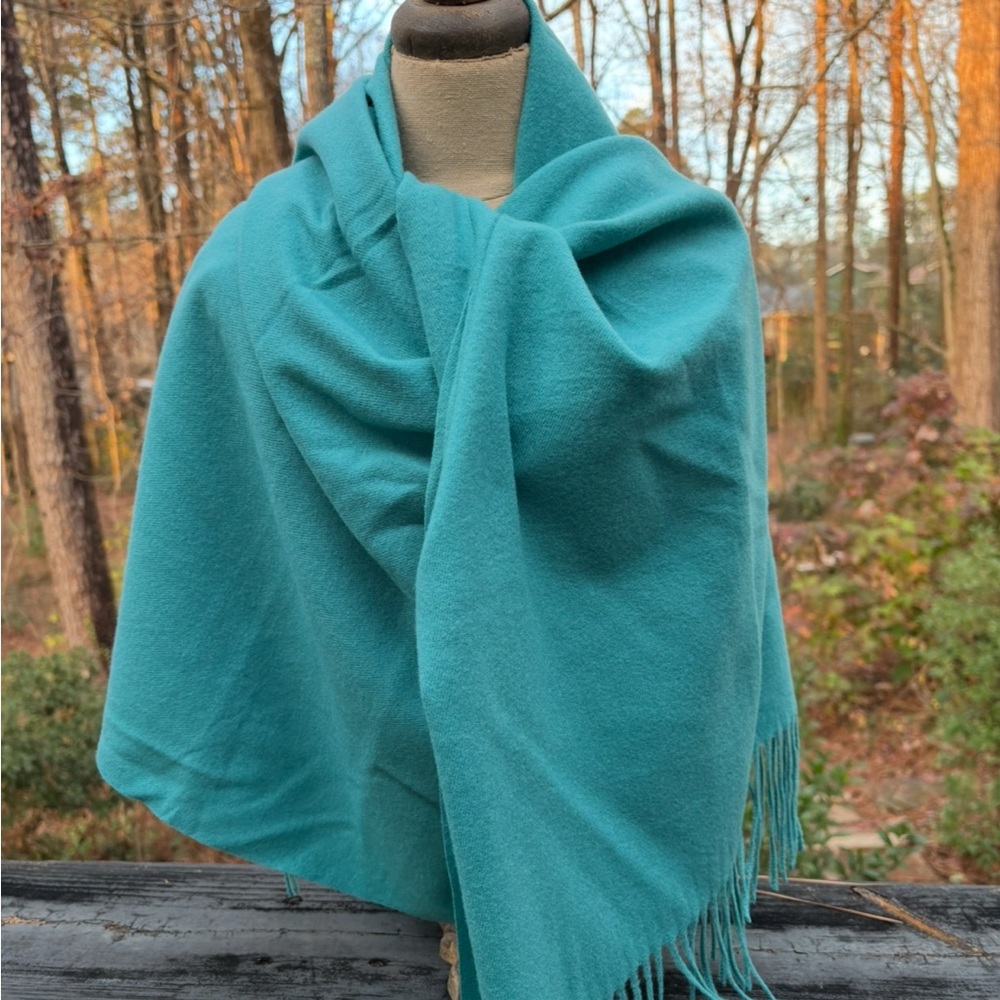 Elegant Teal Shawl